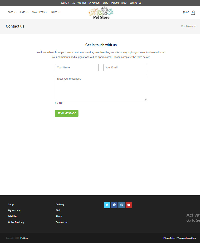 Money Making Pet Store Drop shipping Affiliate Website Free Hosting / Setup