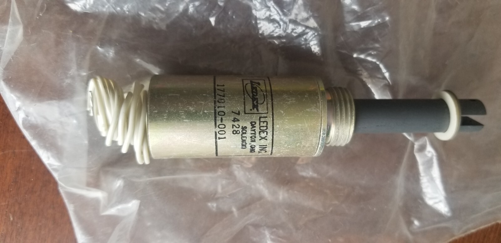 Vintage LEDEX Solenoid 177010-001 7428