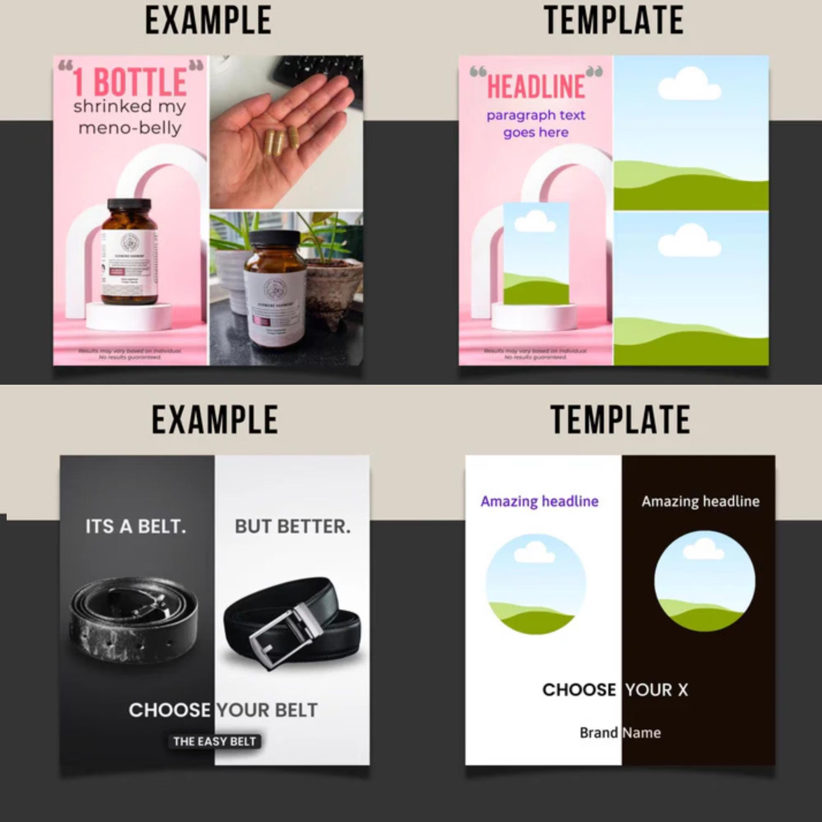 1,000+ High-Converting Static Ads Canva Templates | Bonus 1000+ Social Media