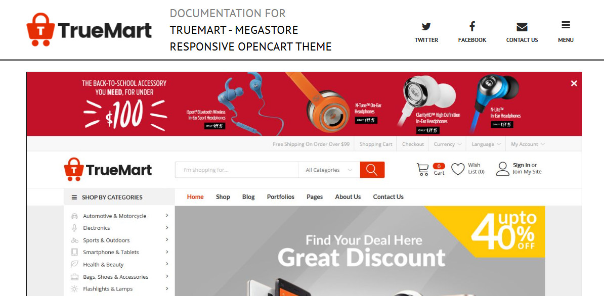 Premium Open Cart 100 Responsive Themes Templates Full Sites Stores Complete