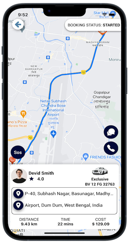 Exicore Taxi Mobile App | React Native Ride Booking Solution | Android & iOS