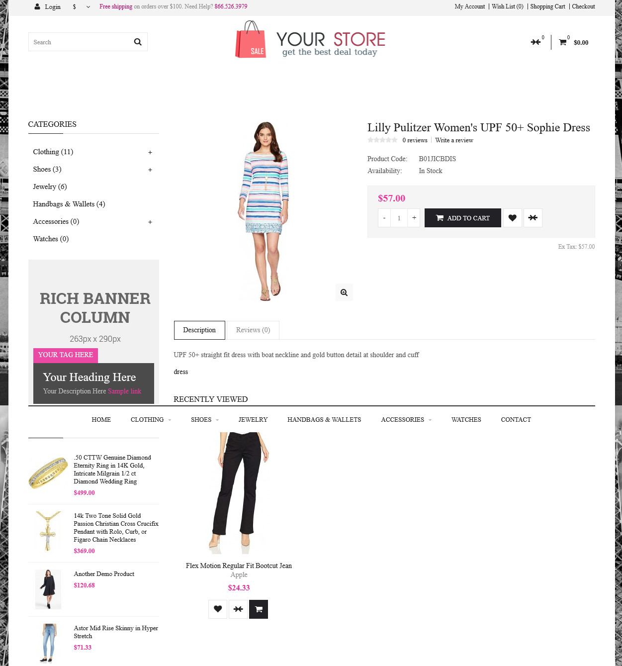 Online Shop/Store Ecommerce Website + Free Hosting and Installation