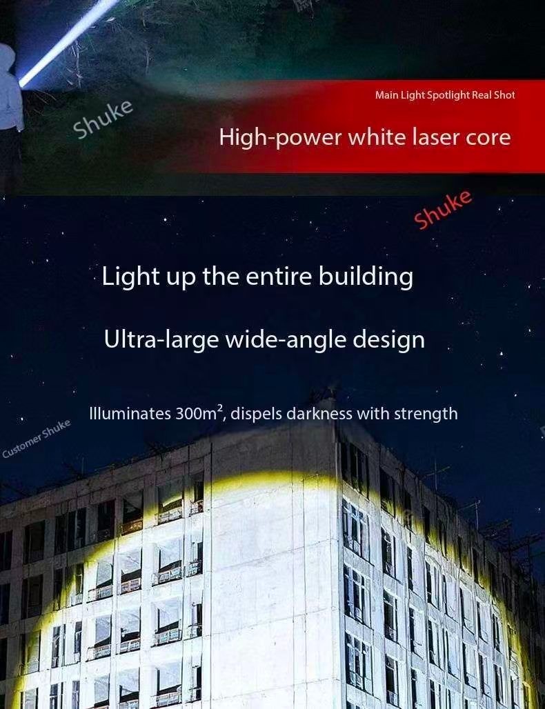 Portable Multifunction Outdoor Flashlight with Strong Light