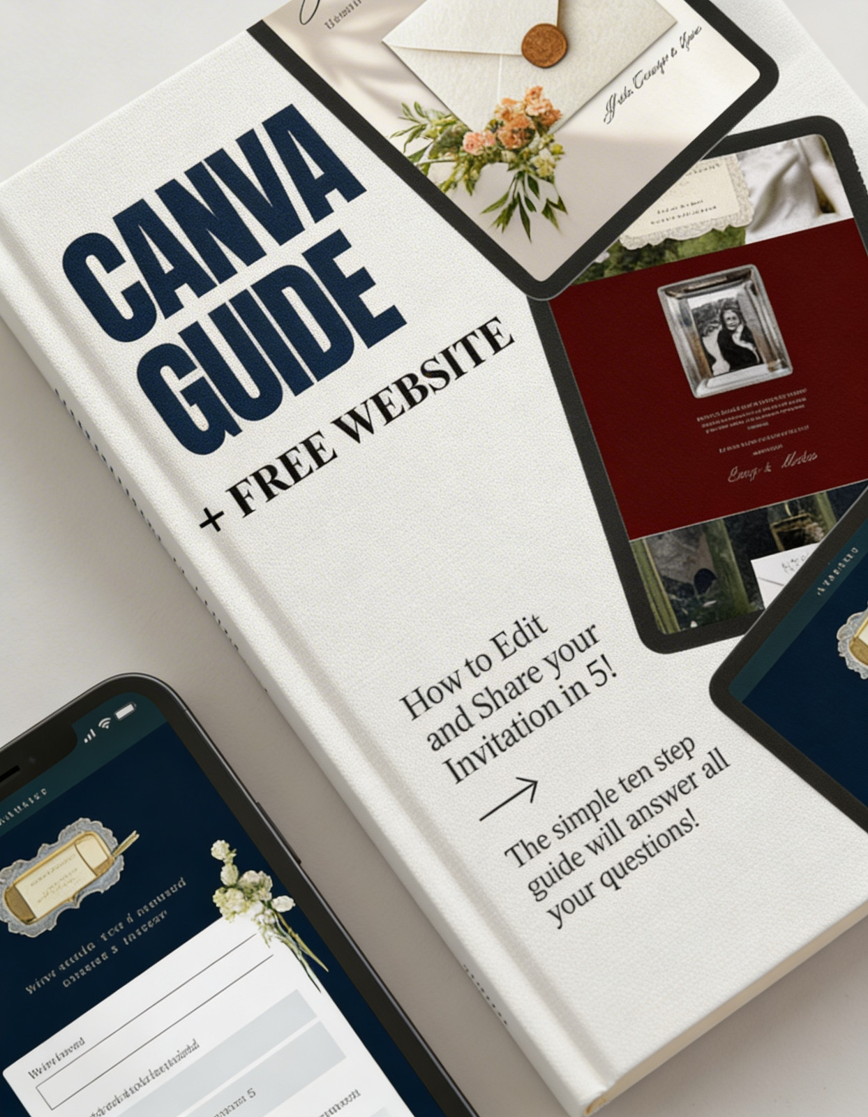 Wedding Website template | Rsvp invite | custom wedding site fully editable