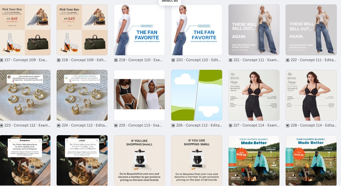 150 Professional Canva Fashion Ad Templates | Ready-to-Use Digital Designs***