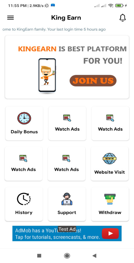 EarnMaster – Android Rewards App + Admin Panel | Firebase | AdMob | Customizable