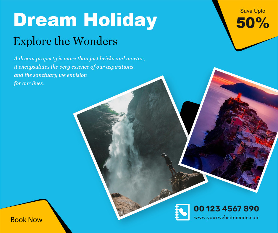 Dream Holidays Social Media Templates