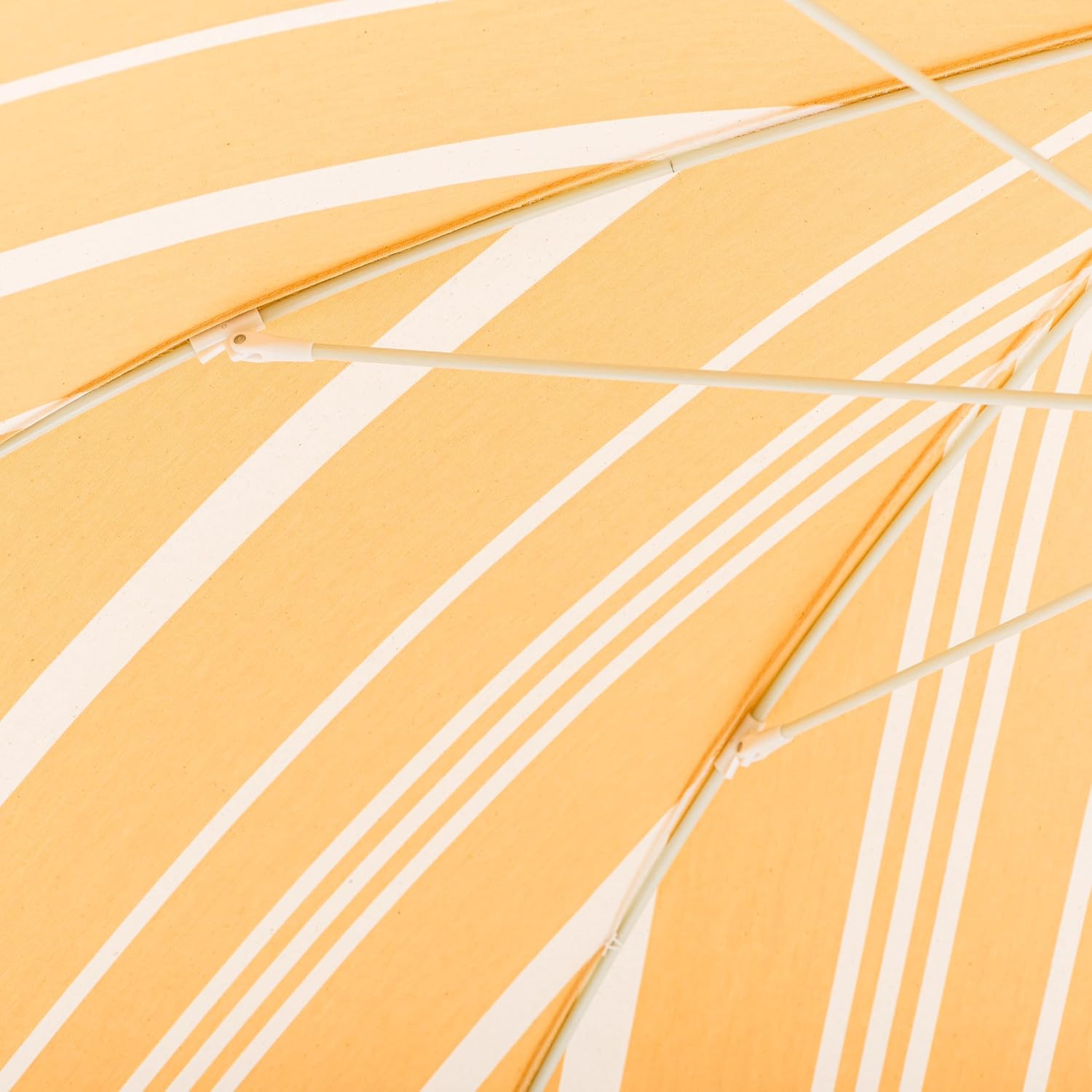 Chic Boho Beach Umbrella – 6′ UPF 50+ with 7′ Wooden Pole for Sun Safety