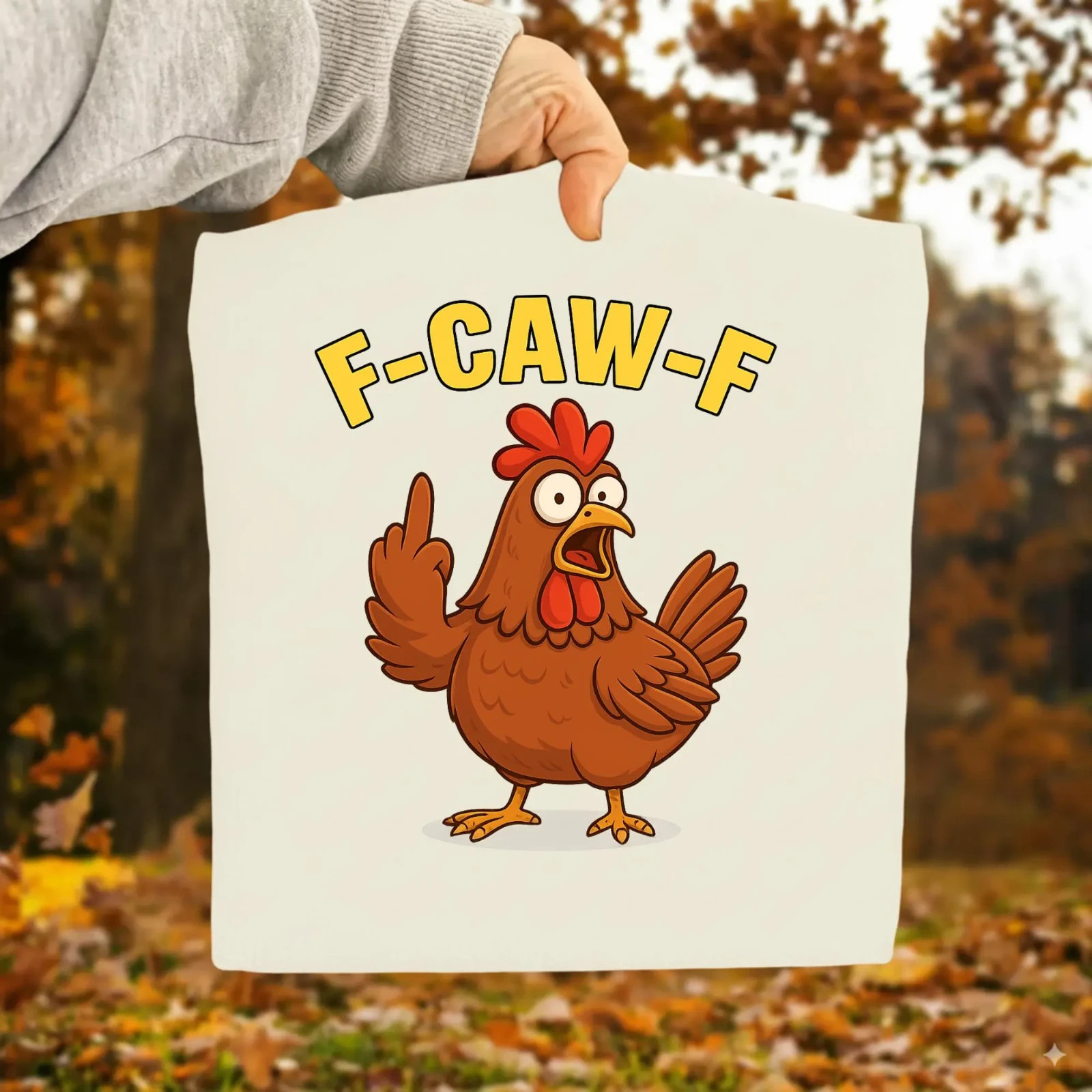 Funny Gothic Raven Art: F-Caw-F PNG Bundle (Digital Download)