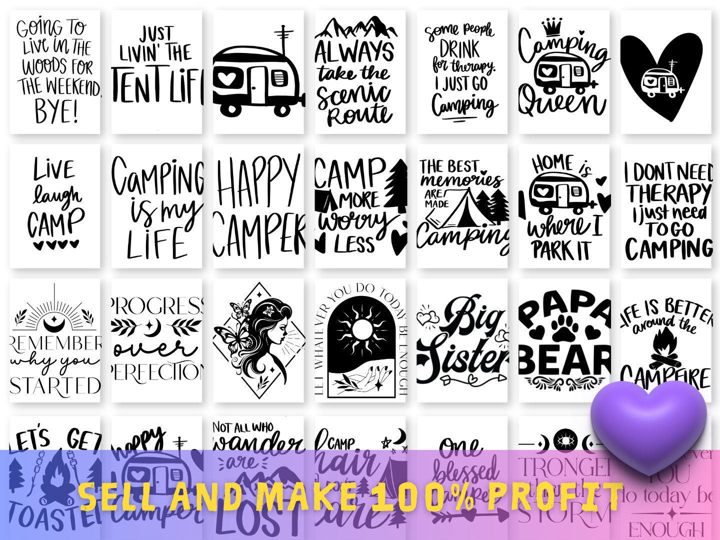 70GB Mega SVG Bundle Designs PLR MRR | Ultimate Digital Download