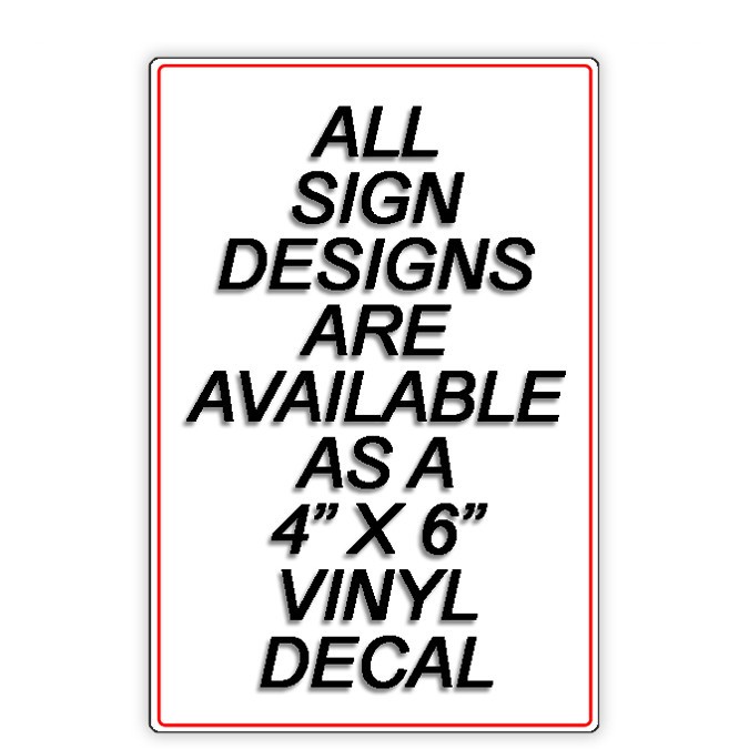 Customer Parking Only Unauthorized Vehicles Towed Sign / Decal / Scp003 /