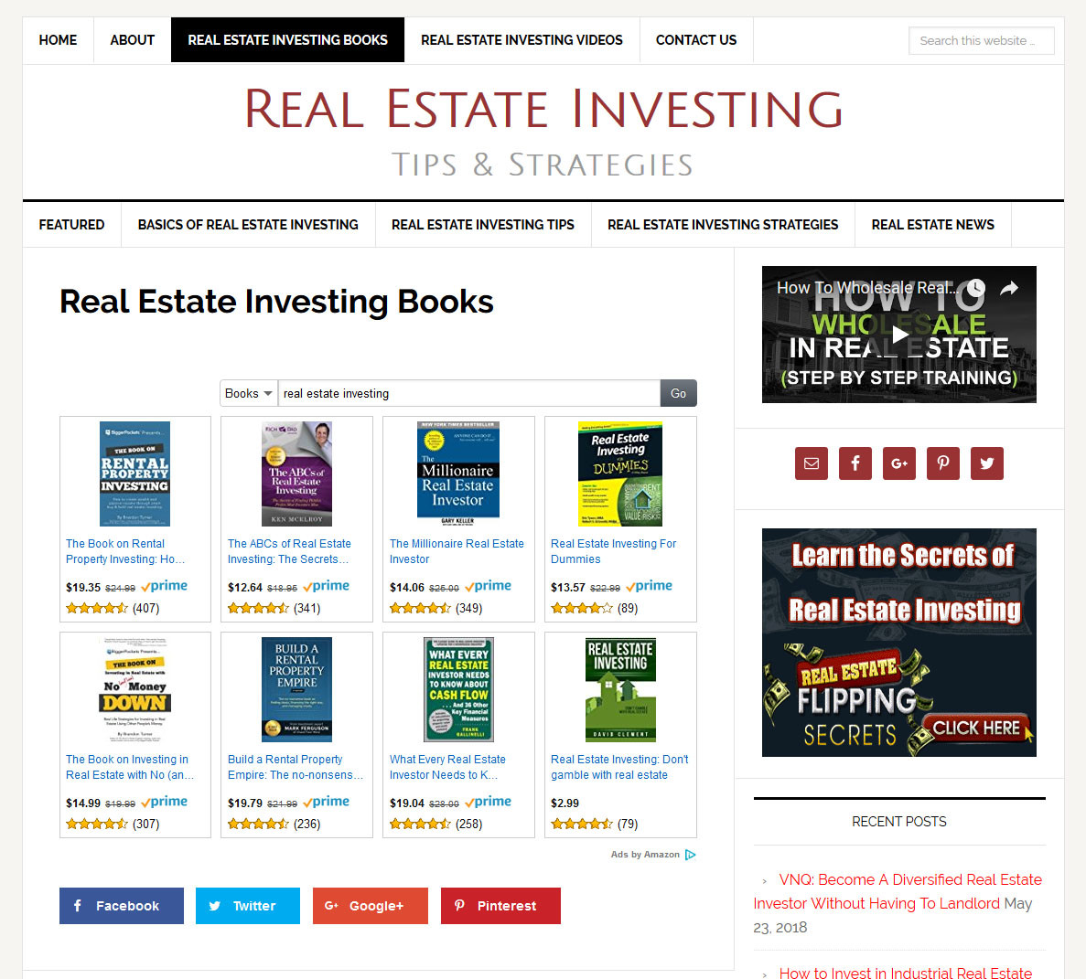 * REAL ESTATE INVESTING * affiliate website business for sale AUTOMATIC CONTENT!
