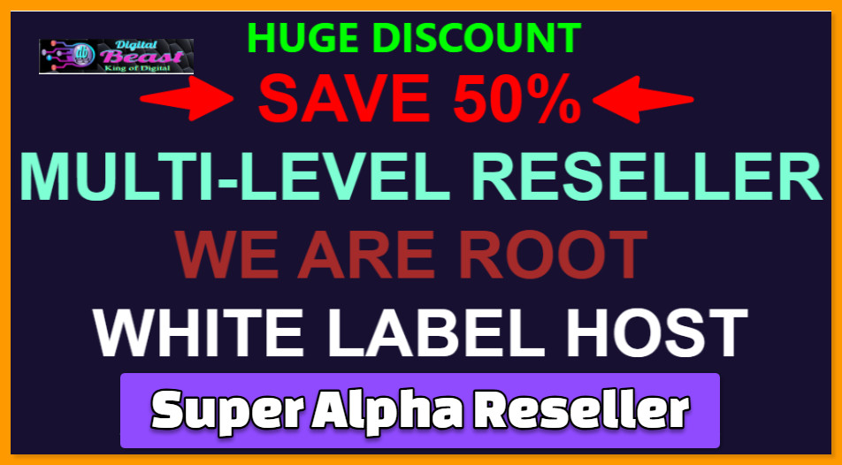 Go Pro Super Alpha Unlimited Reseller Hosting w/WHMCS-WP Theme of Choice-Bonus