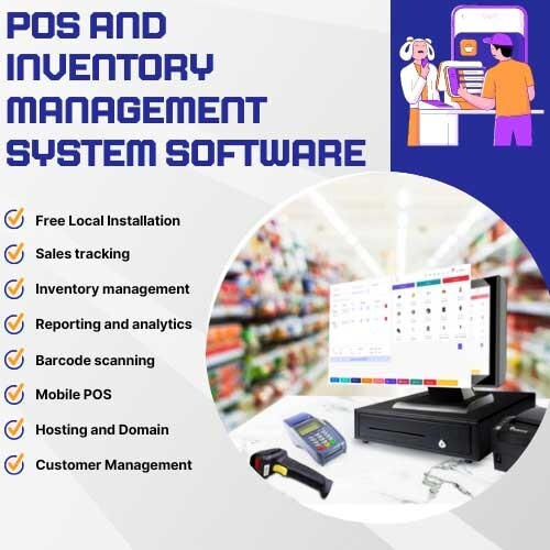 POS and Inventory Management System with Free VPS Web Hosting & Installation