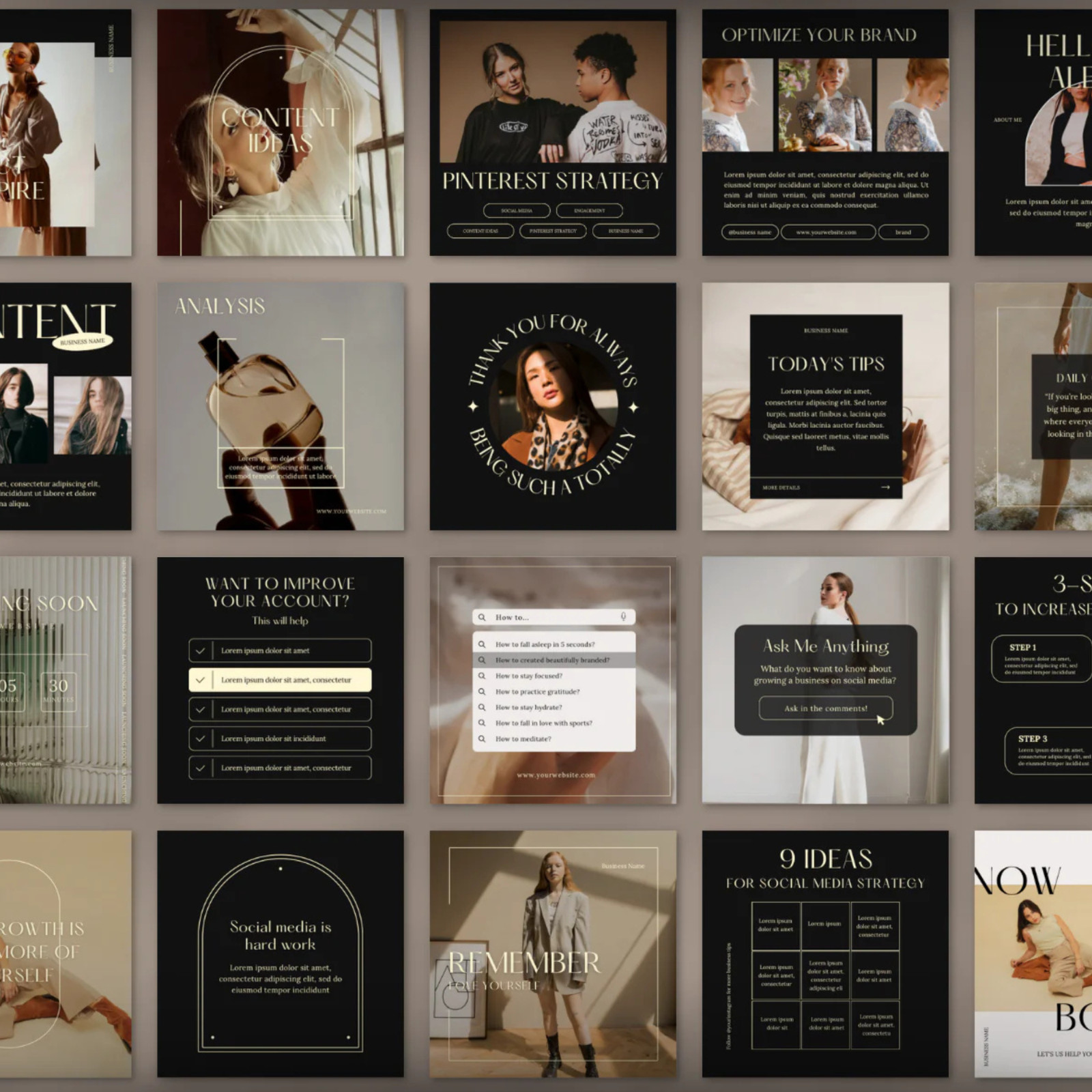 1,000+ Social Media Templates, Editable Canva Designs for Instagram