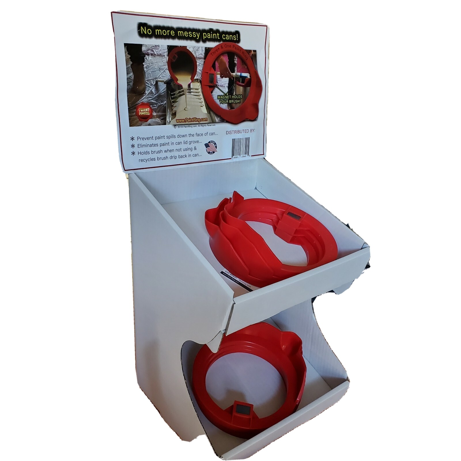 3 in 1 Pour N Paint Ring Painting Product Invention & U.S. Patent For Sale