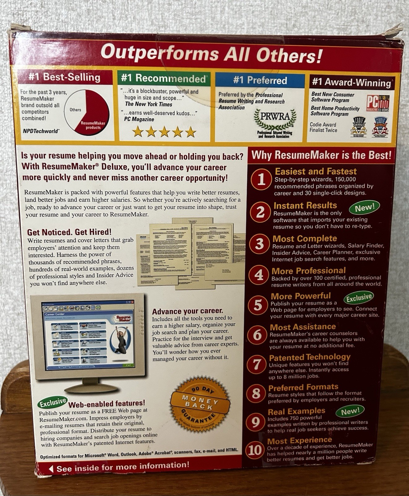 Number 1 Best Seller Resume Maker Deluxe. I Believe It’s Never Been Used!
