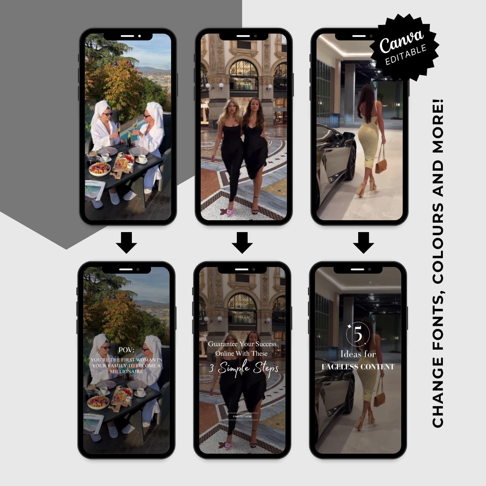 1200+ Luxury Rich Woman Reels – Faceless Marketing MRR