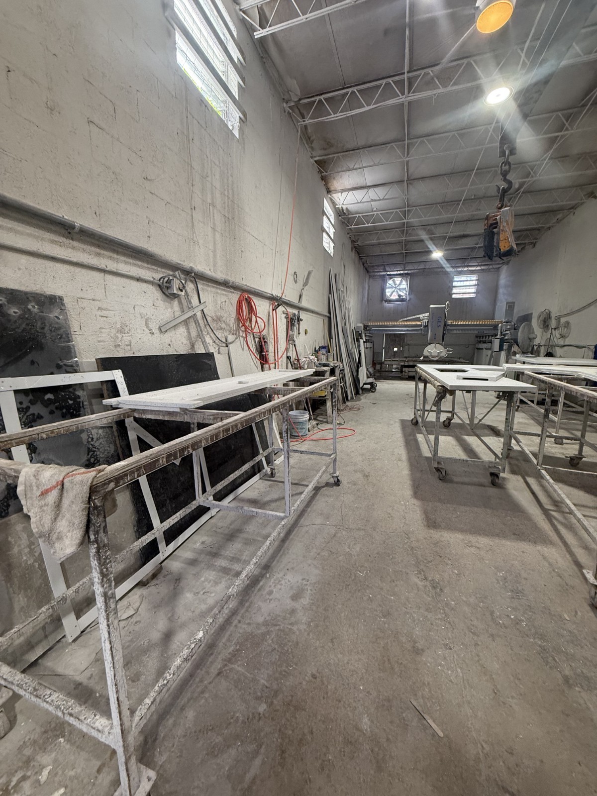 Stone Fabrication Shop Setup For Sale – Forklift & Machinery Included