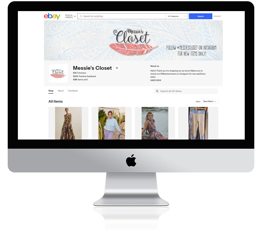 Ebay Template Responsive Store & Listing Template banner slider design FREE LOGO