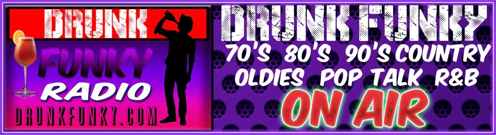 DrunkFunky.com top level Domain Name for sale RTX STREAM Internet radio station