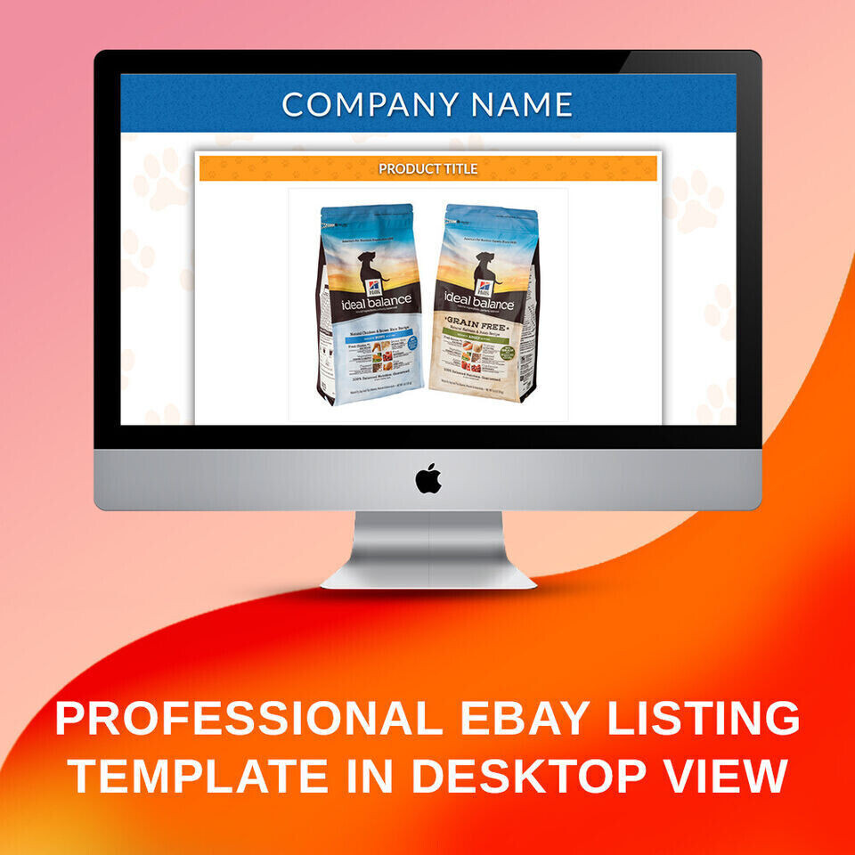 Template Listing eBay Mobile Responsive Design Professional 2019 HTTPS