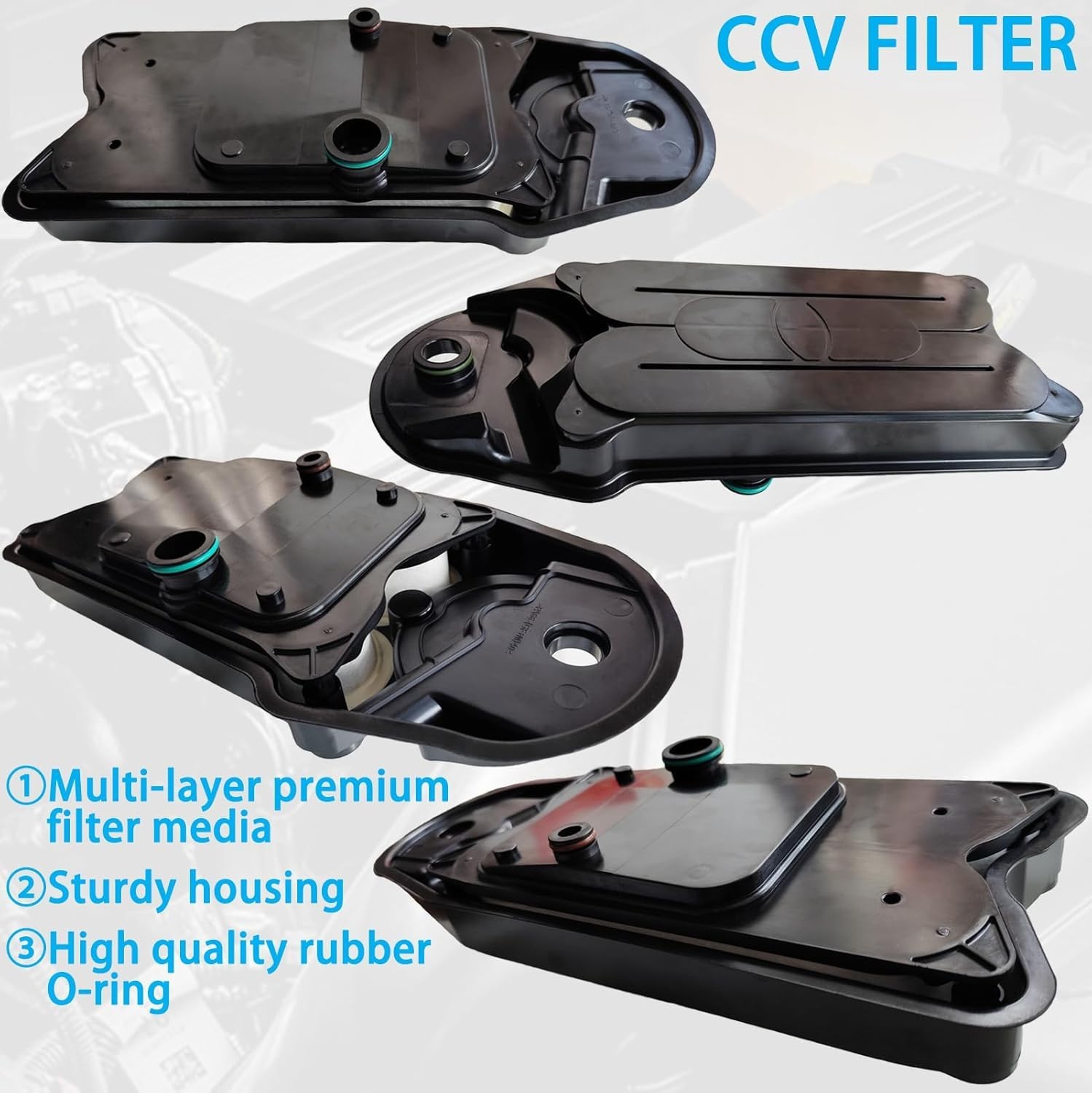 Crankcase Ventilation Filter for 2008-2024 Ram 2500 3500 6.7 Cummins