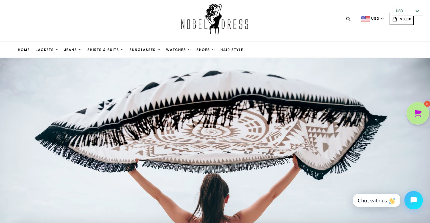 Shopify Store – nobeldress.com –
