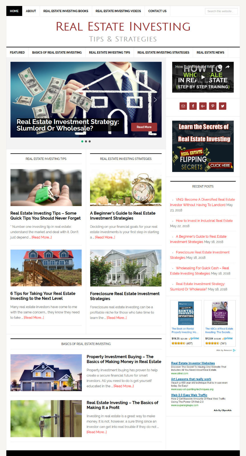 * REAL ESTATE INVESTING * affiliate website business for sale AUTOMATIC CONTENT!