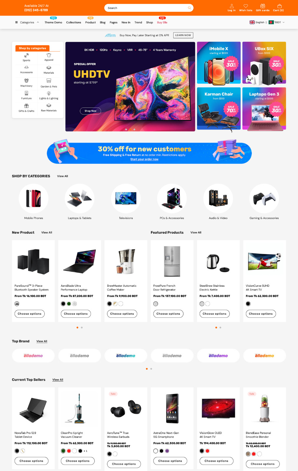 Ellium – Multipurpose Shopify Theme OS 3.0 | Responsive eCommerce Template