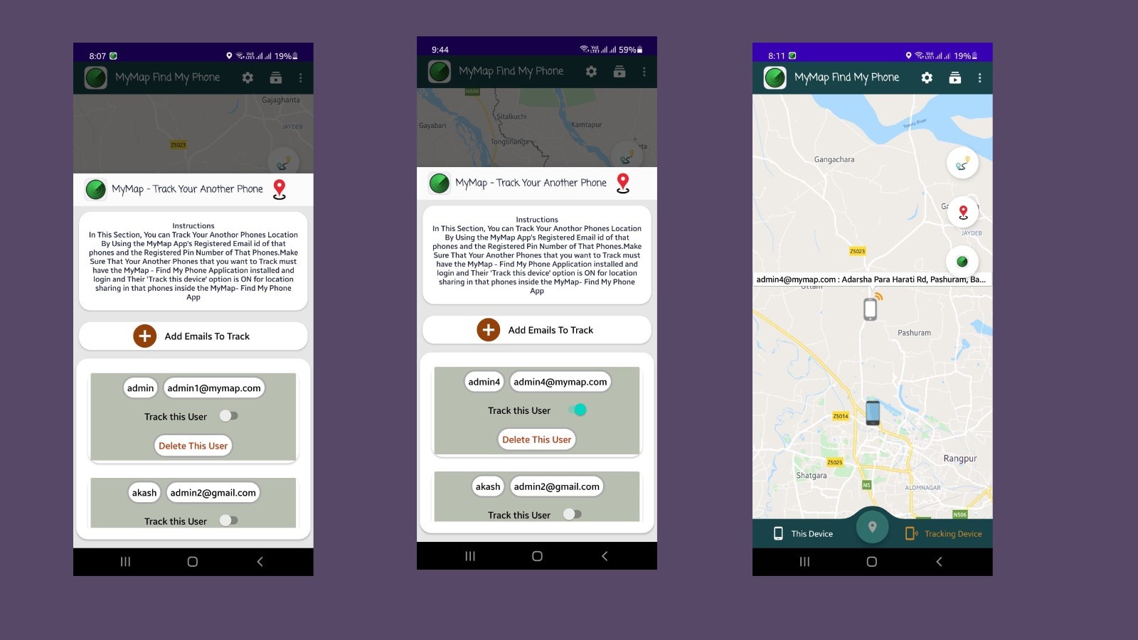 Device Tracker – Real-Time GPS Location Sharing Android App | Family Tracking