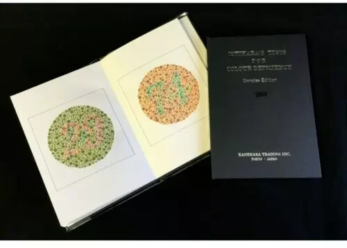 Ishihara Book 14 Plates Latest Edition And Near Vision Book (Hardcover) Occular