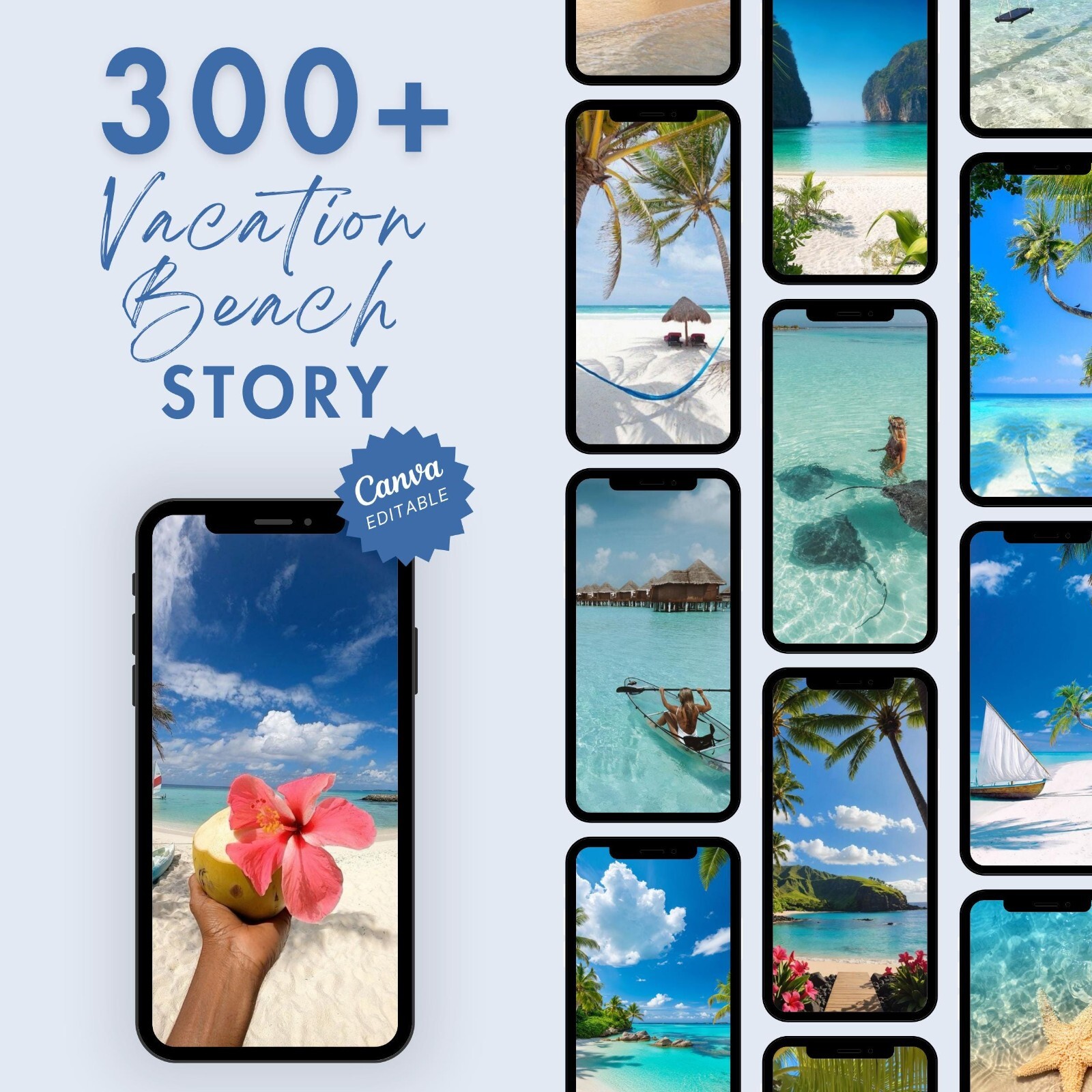 700+ Beach Vacation Reels & Photos with MRR Rights