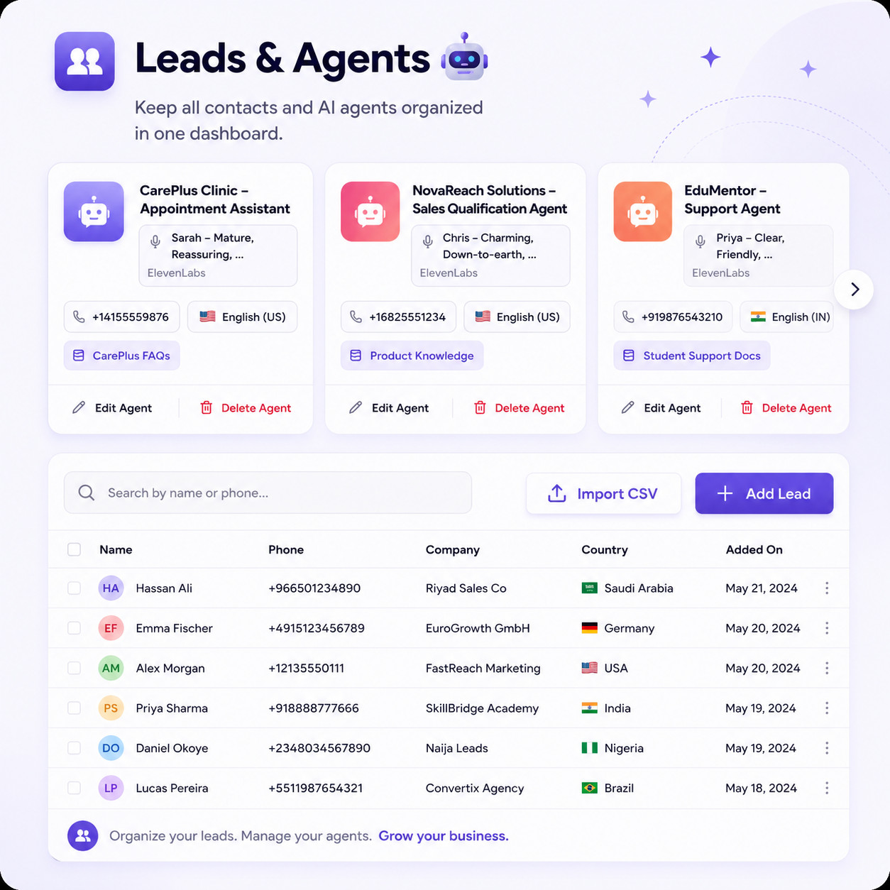 AI calling Agent SaaS Platform | Lead Automation & Appointment Booking System