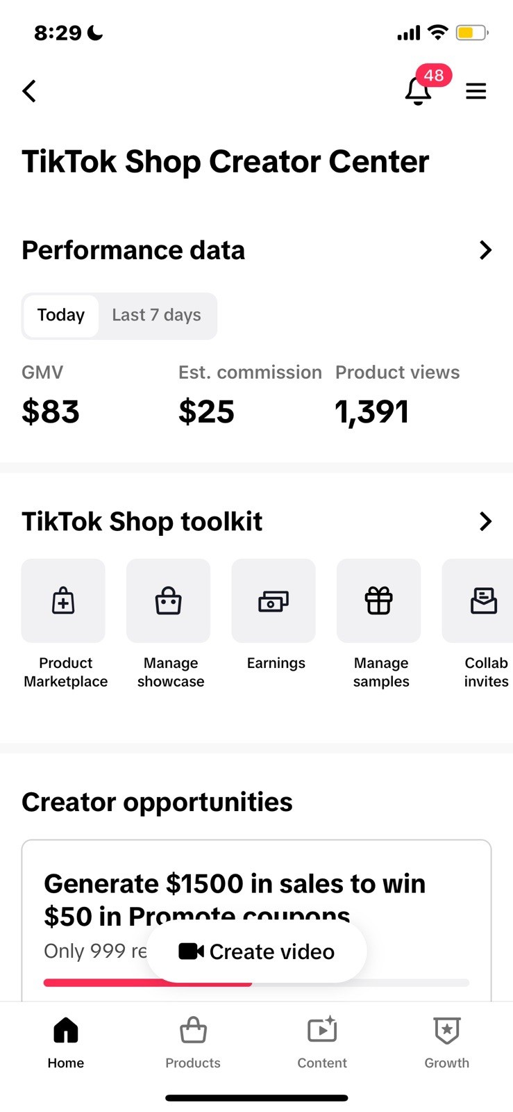 TikTok Shop for Creator Acct | TikTok Shop Affiliate | Pre-Approved | USA | 5k+