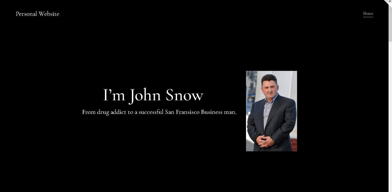 Squarespace website Template, Personal Website Template, Personal Bio Website.