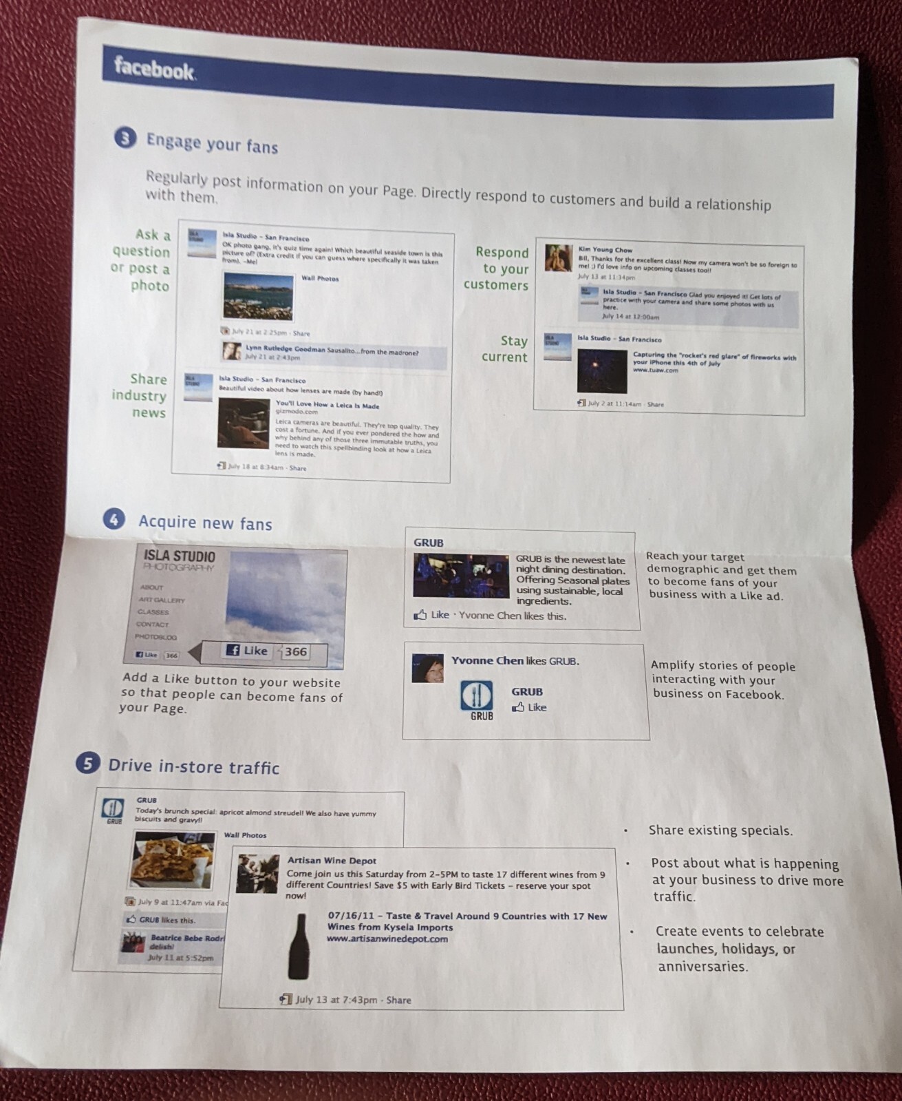 2011 Facebook Marketing to Business Mailer