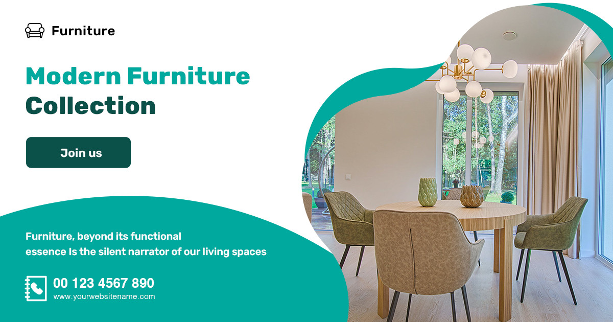 Modern Furniture Social Media Marketing Templates