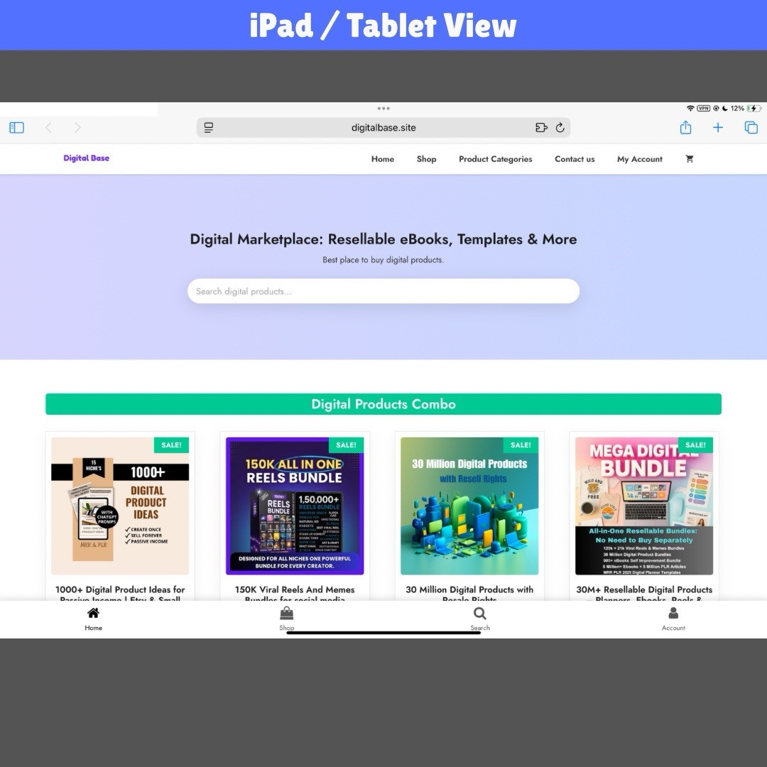 Digital Bundle: Planners, eBooks, Reels & 30M+ Assets for Resale!😇