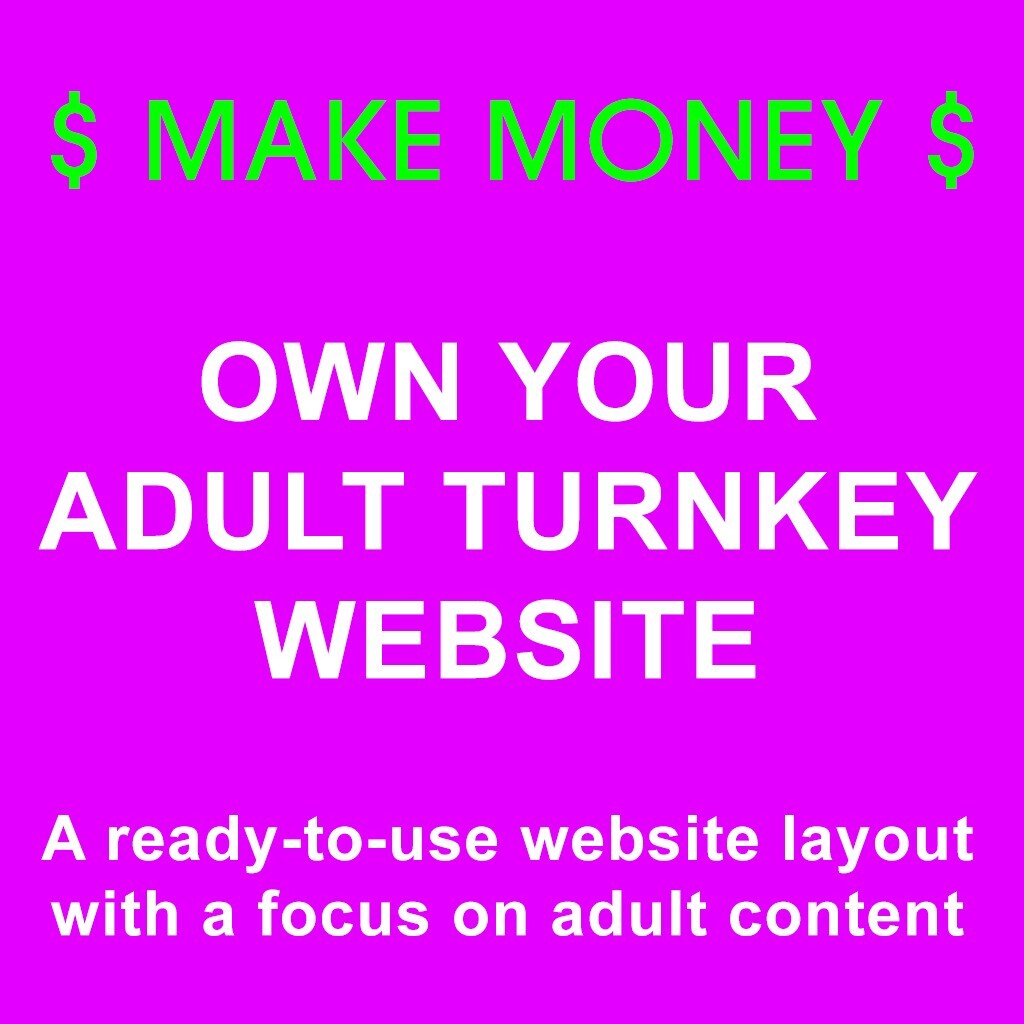 Adult Turnkey Website – Over 5000+ links – Webcams – Toy Store – PPV