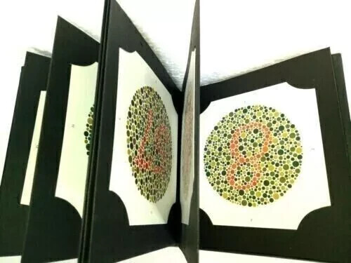 Ishihara Book 14 Plates Latest Edition And Near Vision Book (Hardcover) Occular