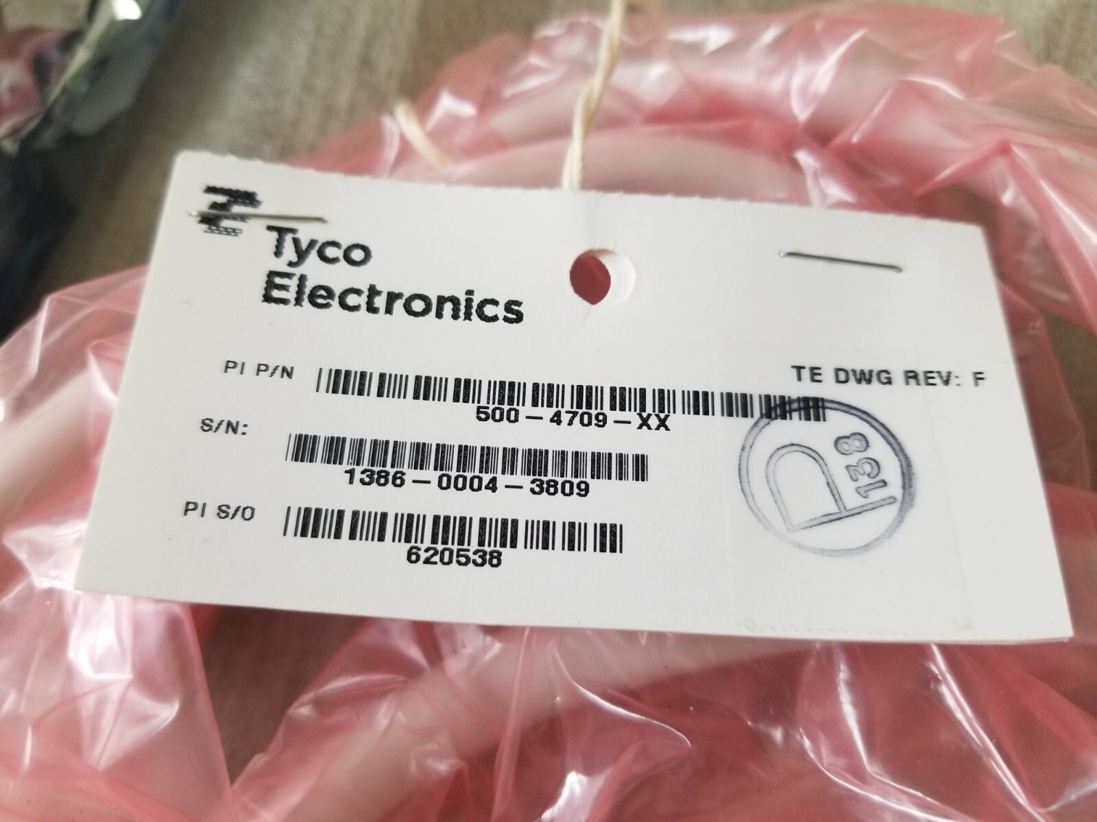 Cable tyco electronics 500-4709-XX for Untrasound Transducer