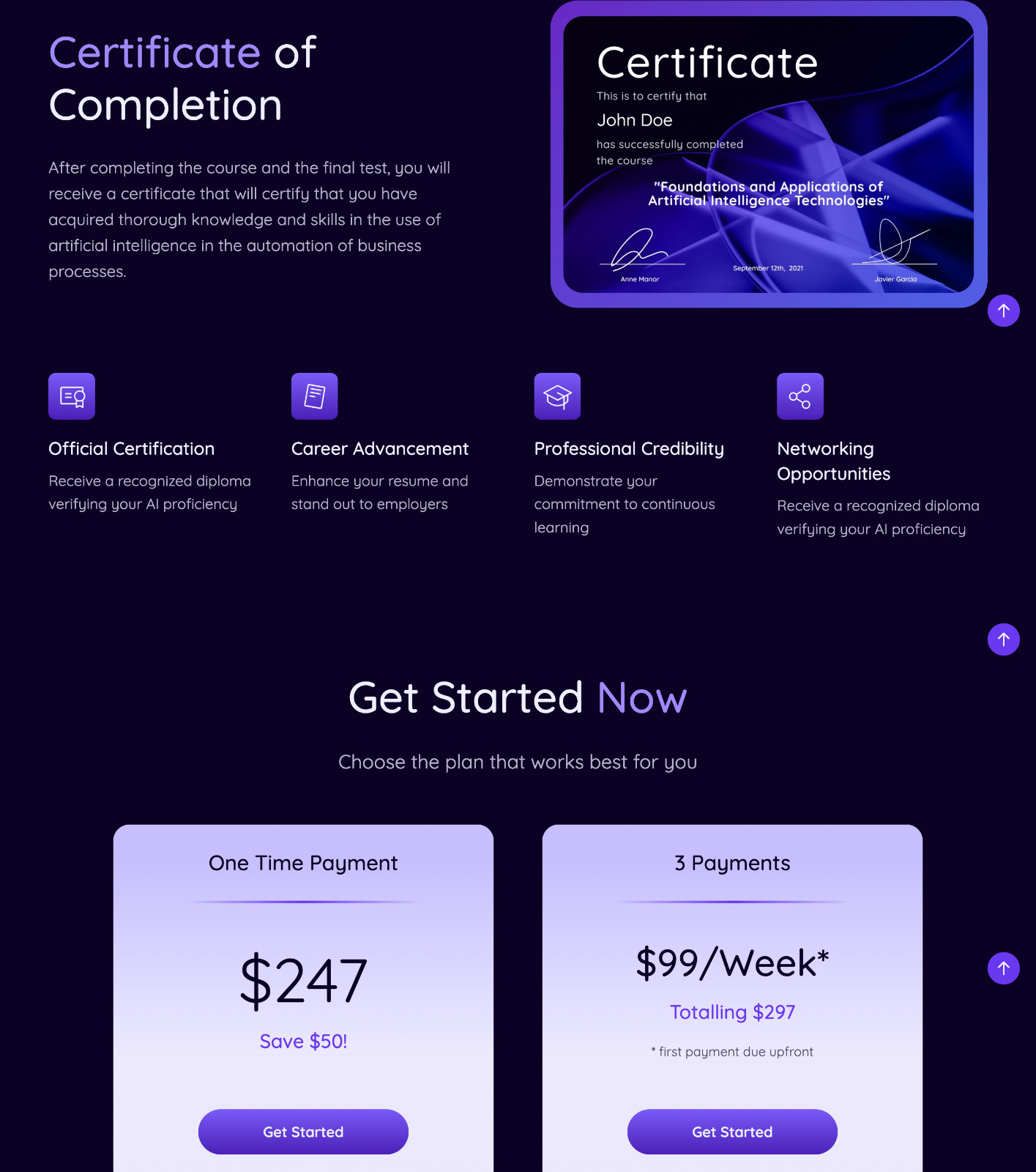 AI Course Website Design with Free VPS Web Hosting and Installation