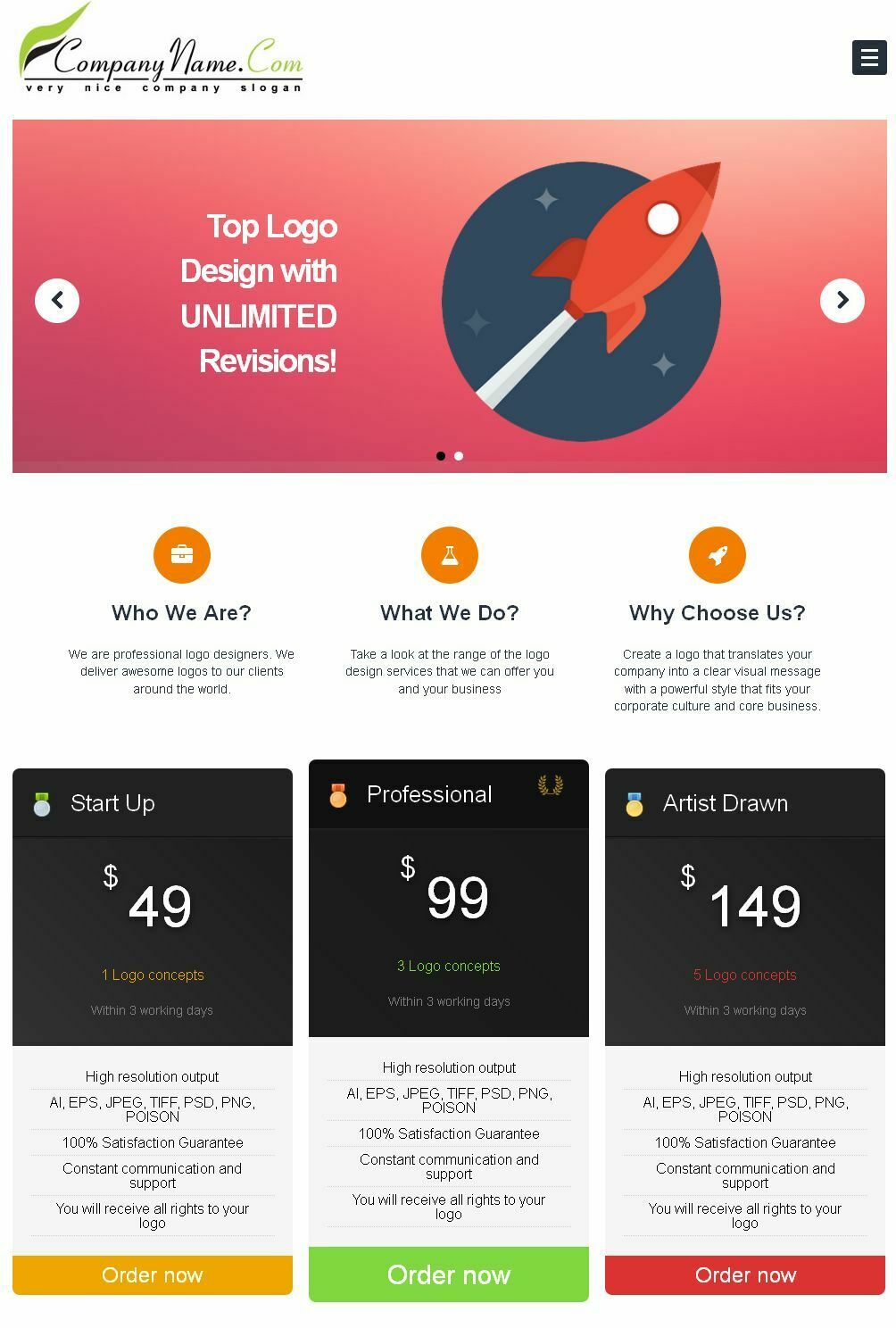 Professional Logo Reseller Website For Sale + Free Hosting with SSL