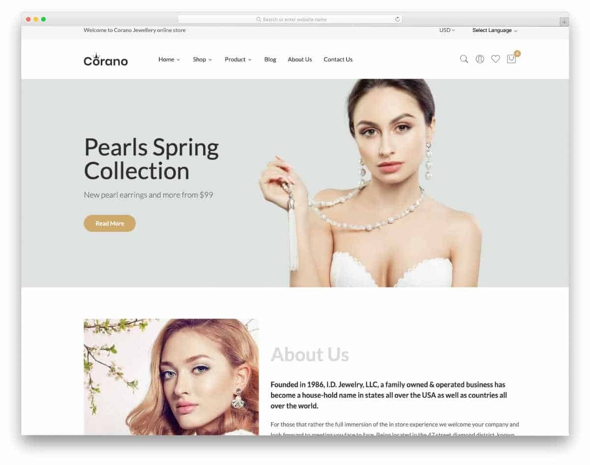 Jewelry Store Shopify Theme Elegant | Versatile | Fully OS 2.0 Compatible