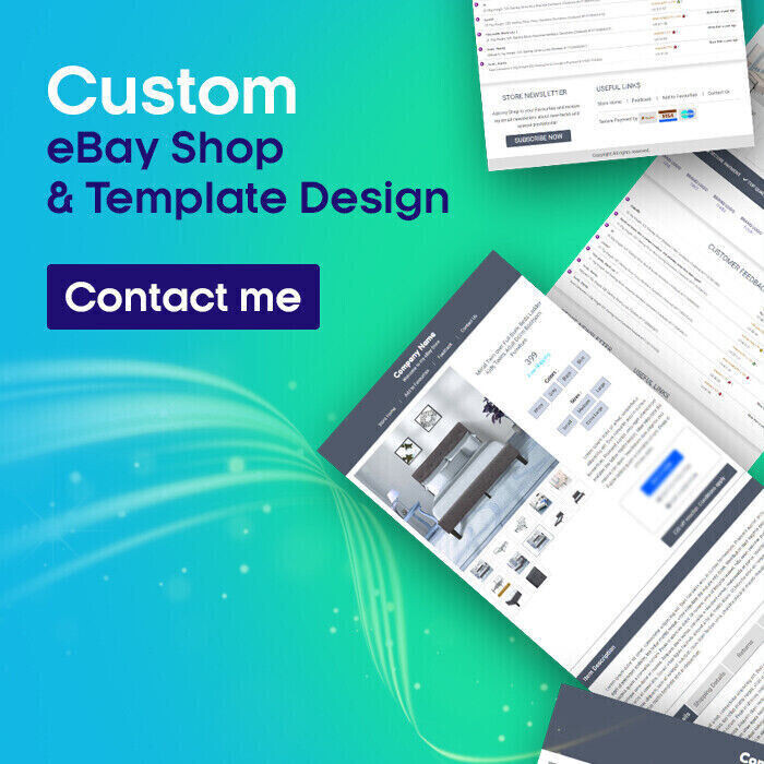 Mobile Responsive eBay Listing Template Auction Gallery Html for Food