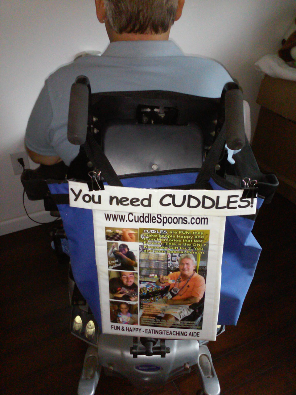 Disabled Man creates Eating Aid Spoon Set for Disabled & Couples. Fun/Meaningful