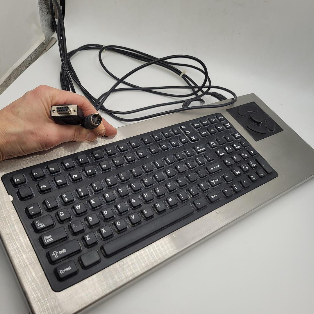 TEXAS INDUSTRIAL PERIPHERALS STAINLESS STEEL ENCLOSED SEALED KEYBOARD DT-2000