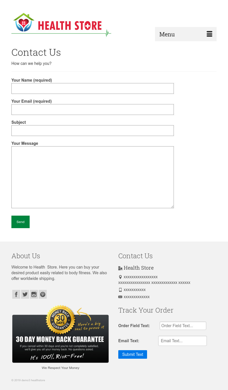 Drop shipping, Health Store eCommerce Responsive website/ Free Set up/ Hosting ​