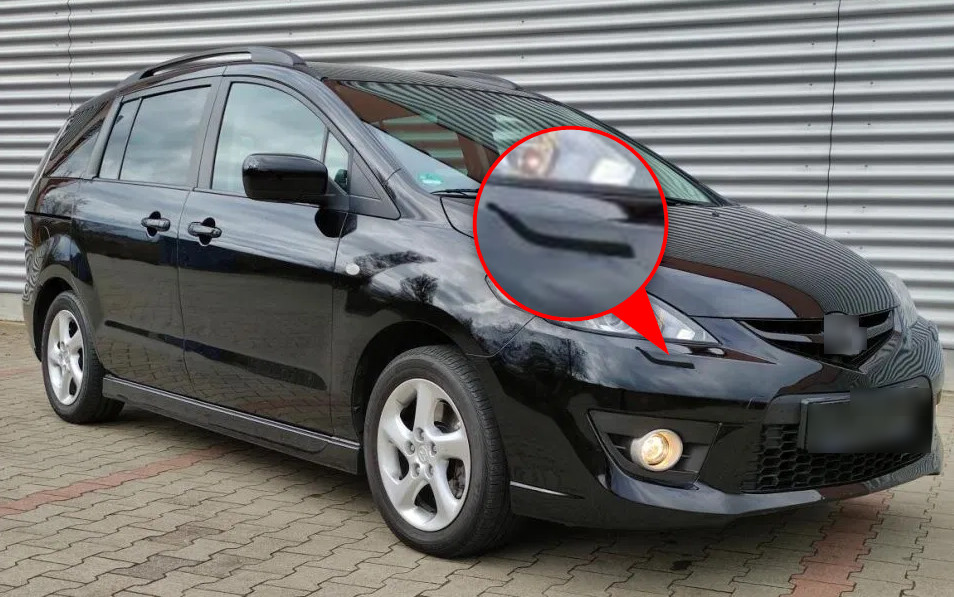 FIT TO MAZDA 5 I FL 2007-2010 FRONT WASHER HEADLIGHT NOZZLE COVER BUMPER RIGHT